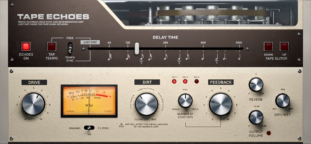A tape-delay plug-in focused on authentic analogue character, gritty saturation, and creative tape‑style effects.