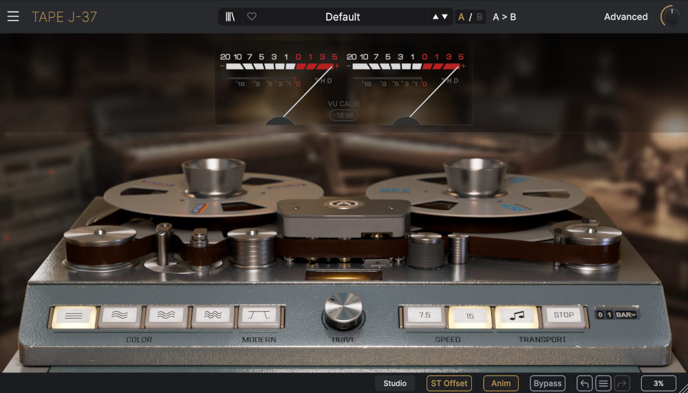 Arturia Tape J-37 plugin interface on sale at Plugin Boutique, 50% off until Aug 17