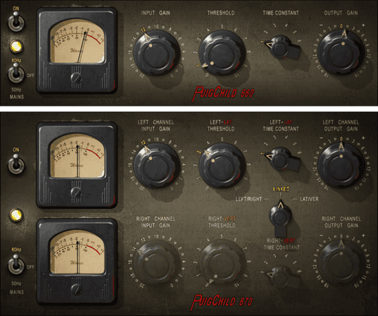 Accurate Fairchild-style tube compression for warm vocals, bus glue, and transient shaping.