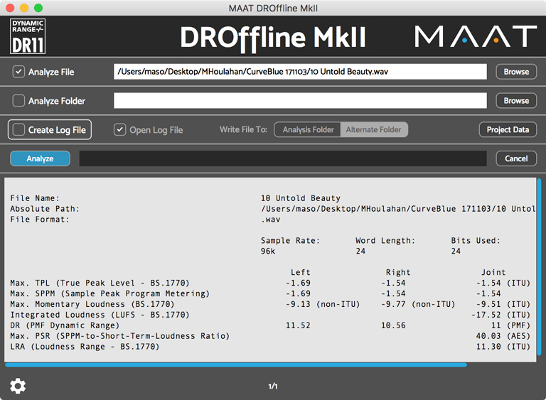 MAAT DROffline MkII plugin interface on sale at Plugin Boutique, 30% off until Aug 31