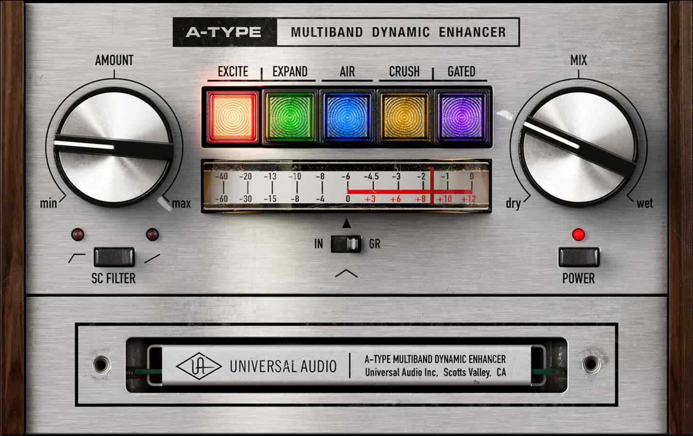 End-to-end emulation of a vintage multiband compansion unit for presence, texture, and tape decoding.