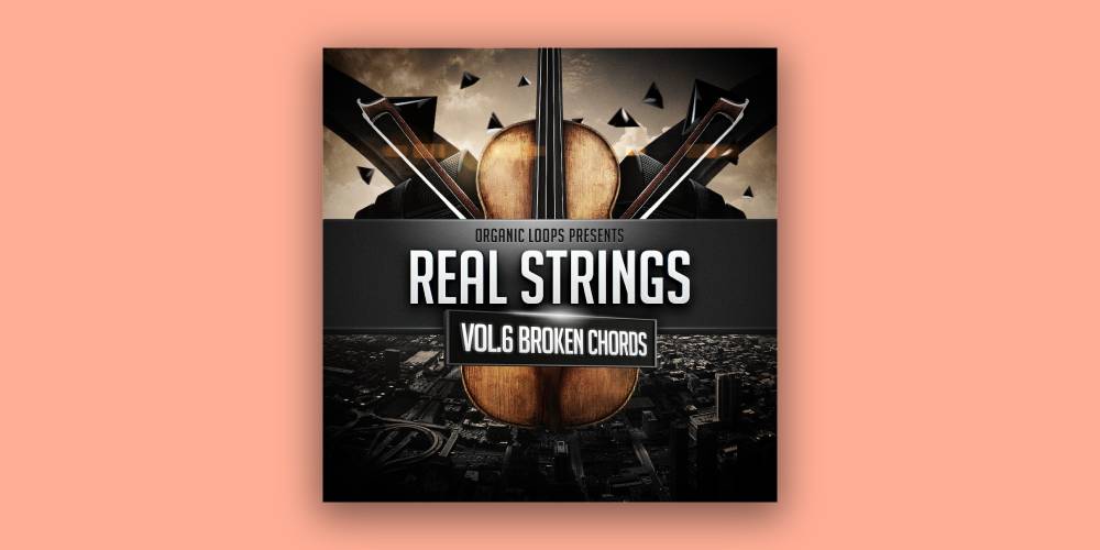 Violin arpeggio loops and a Kontakt 5 instrument with switchable broken-chord patterns and tempo sync.