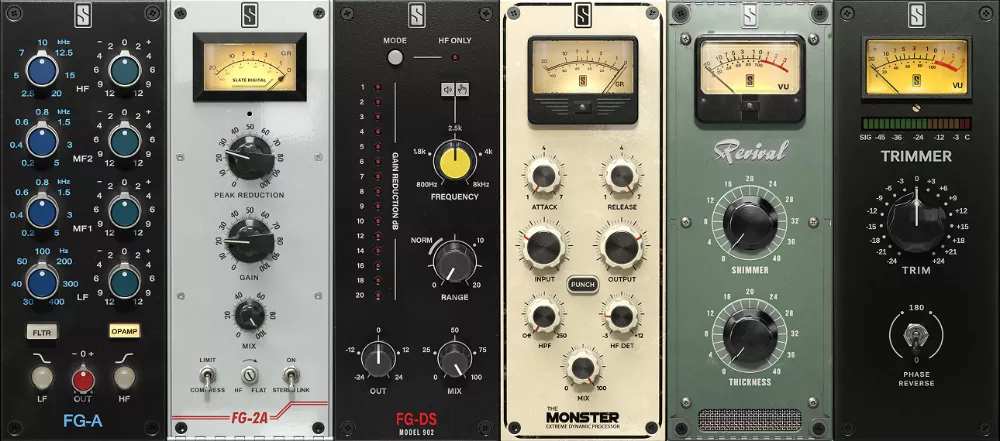 Modular drag-and-drop channel strip with vintage-modeled processors and presets from award-winning engineers.