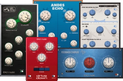 Épica Audio Épica Audio FX Bundle plugin interface on sale at Plugin Boutique, 40% off until Oct 18