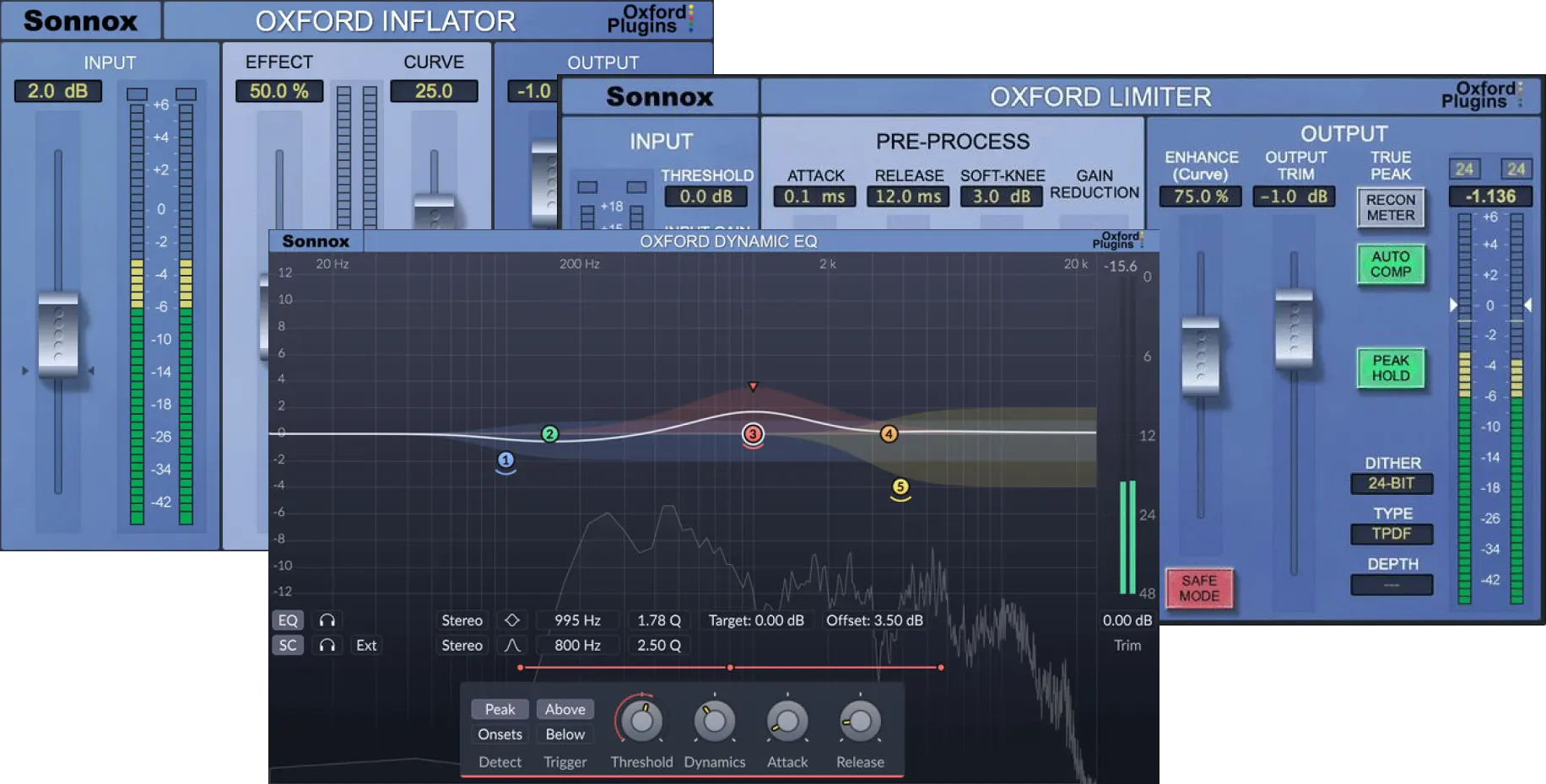 Mastering-focused suite for loudness, presence and precise dynamic EQ control in final mixes.